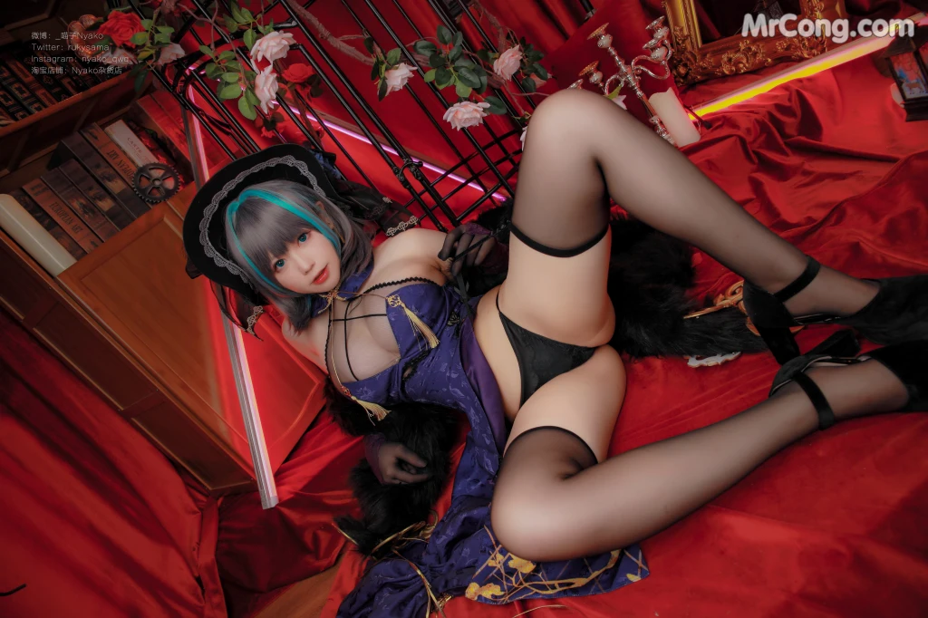 Coser@Nyako喵子: 柴郡旗袍 (48 photos) – Page 4