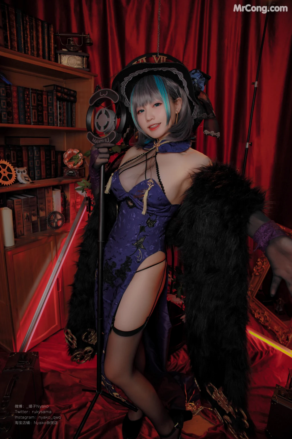 Coser@Nyako喵子: 柴郡旗袍 (48 photos) – Page 5