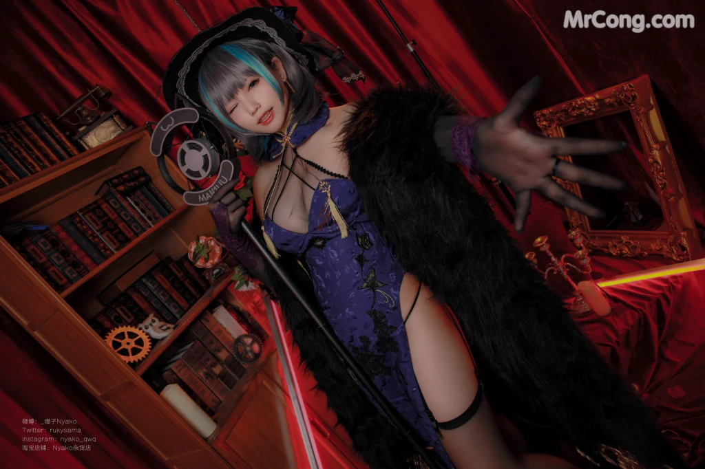 Coser@Nyako喵子: 柴郡旗袍 (48 photos) – Page 5