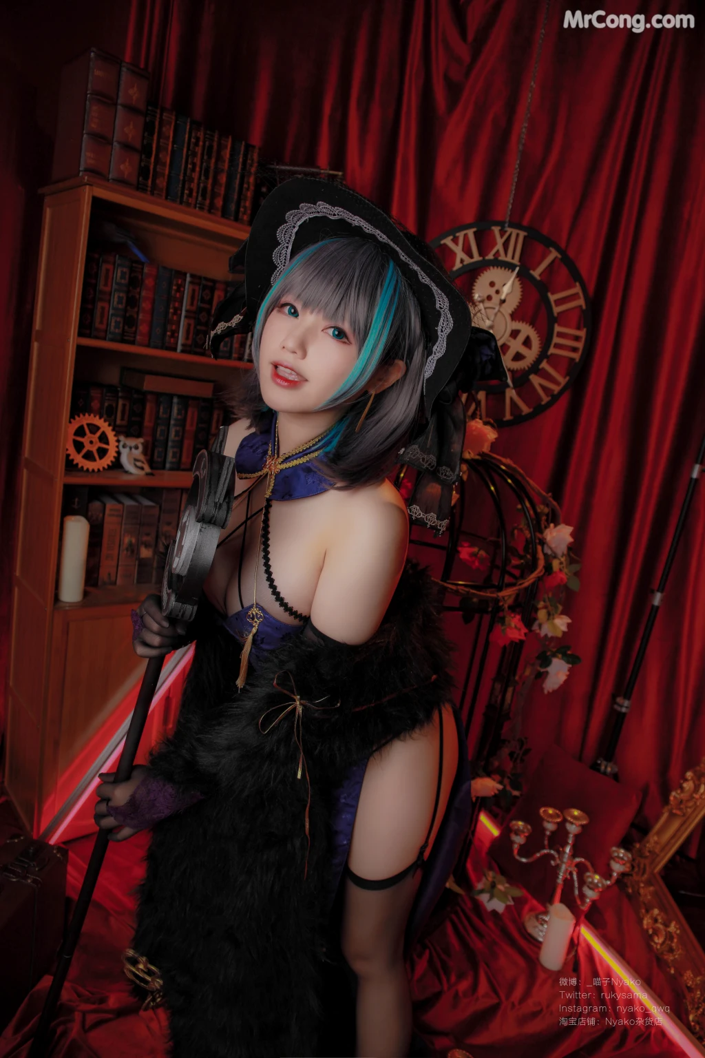 Coser@Nyako喵子: 柴郡旗袍 (48 photos) – Page 5
