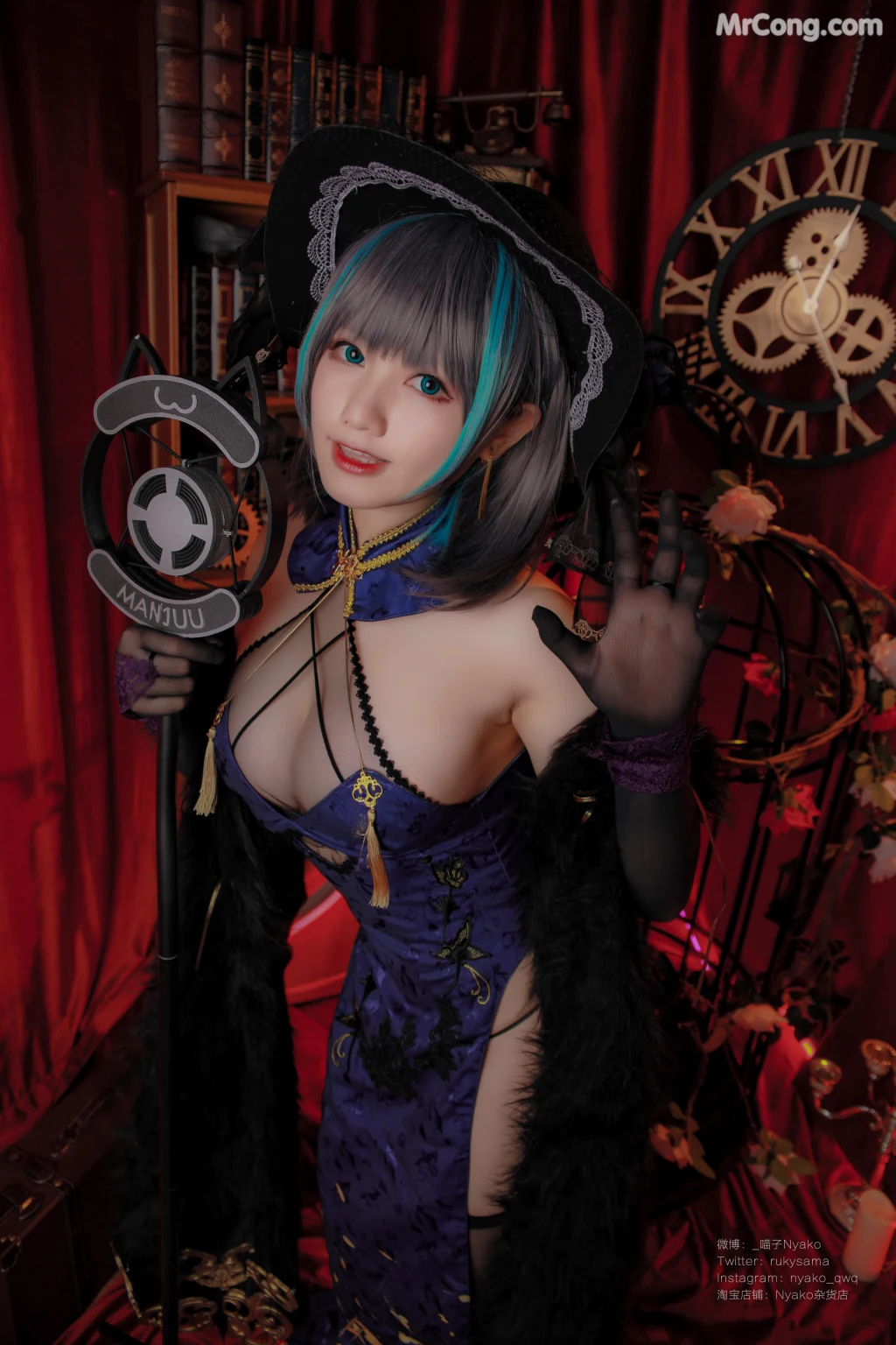Coser@Nyako喵子: 柴郡旗袍 (48 photos) – Page 5