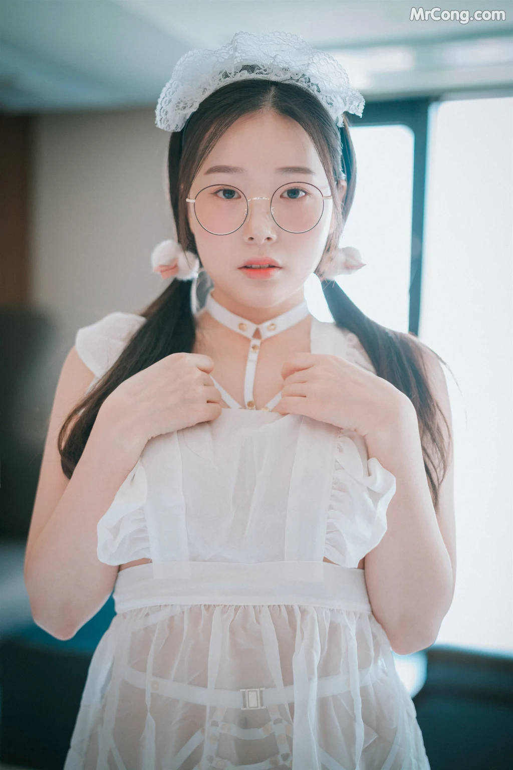 DJAWA Photo – Pia (피아): “Sheer Chiffon Apron” (66 photos)