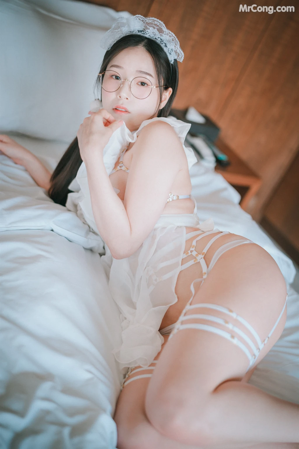 DJAWA Photo – Pia (피아): “Sheer Chiffon Apron” (66 photos)