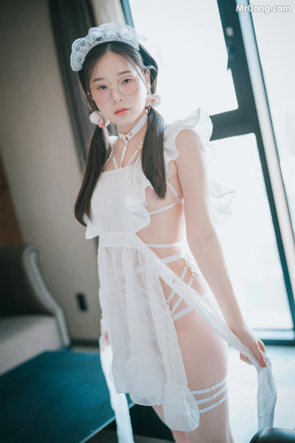 DJAWA Photo – Pia (피아): “Sheer Chiffon Apron” (66 photos) – Page 4