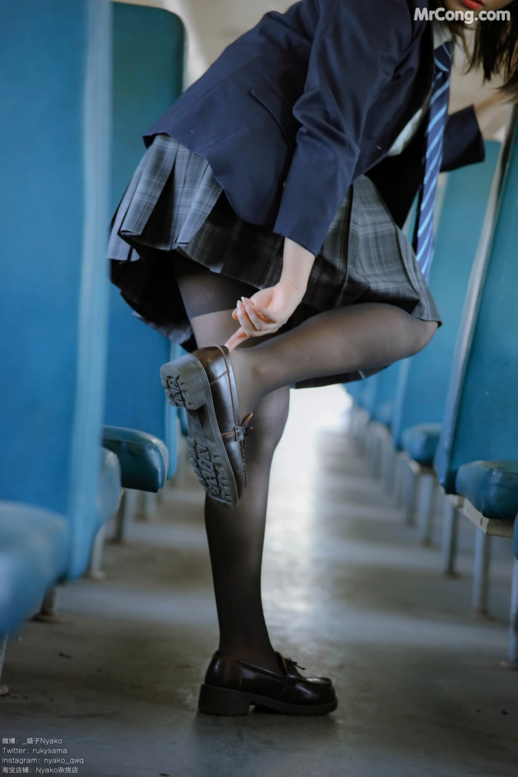 Coser@Nyako喵子: 列车 JK (80 photos + 1 video) – Page 3