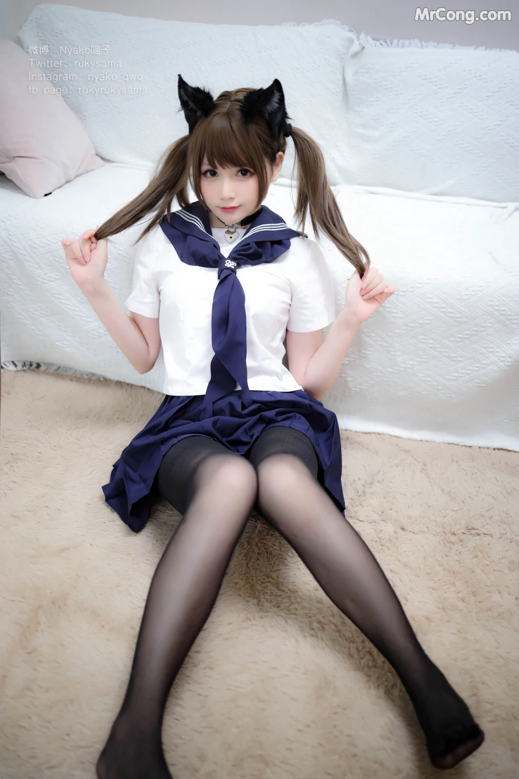 Coser@Nyako喵子: セーラ服とプレゼント (151 photos + 5 videos) – Page 11