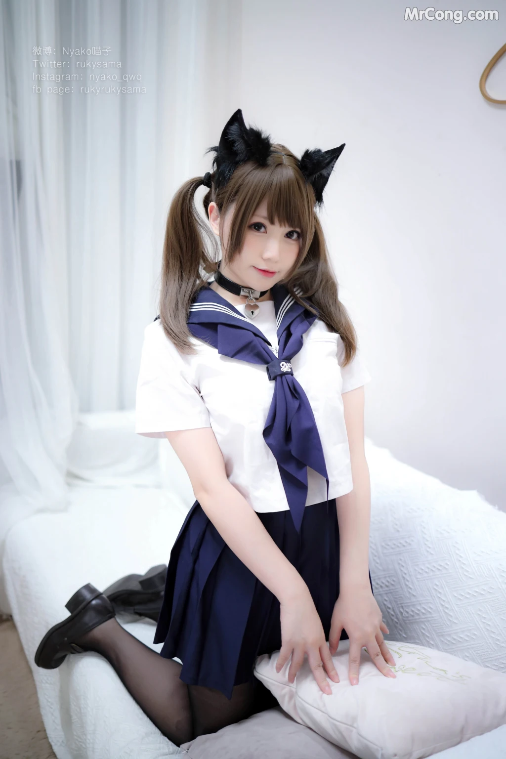 Coser@Nyako喵子: セーラ服とプレゼント (151 photos + 5 videos) – Page 14