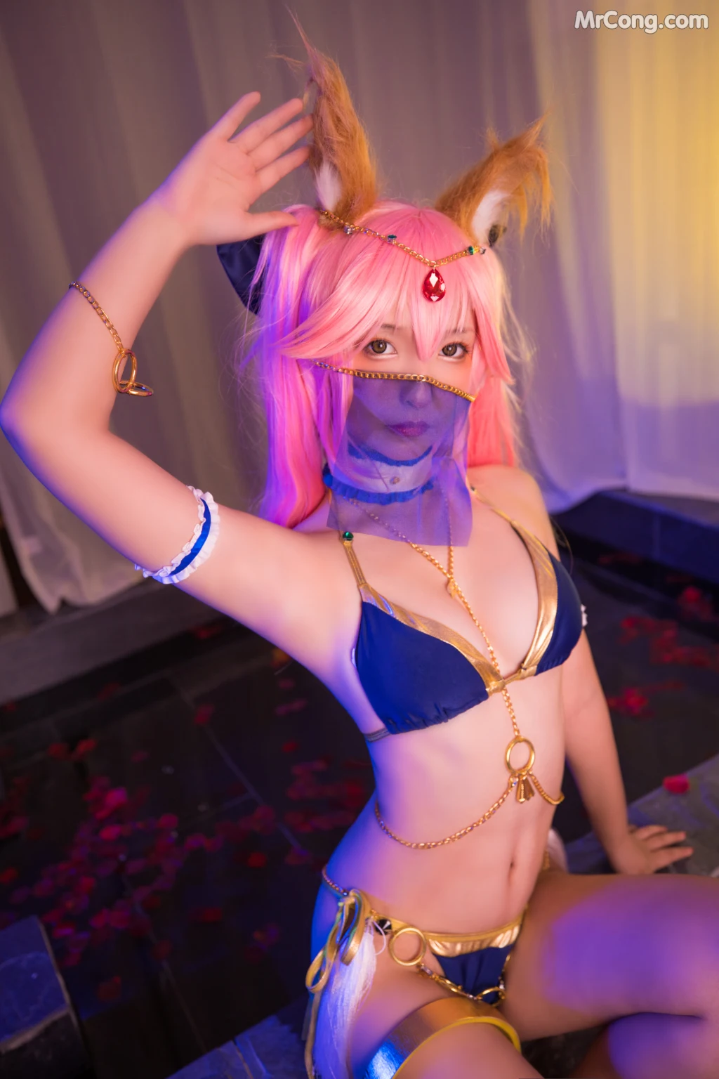 Coser@神楽坂真冬 Vol.021: 玉藻前舞娘 Mysterious Love (150 photos)