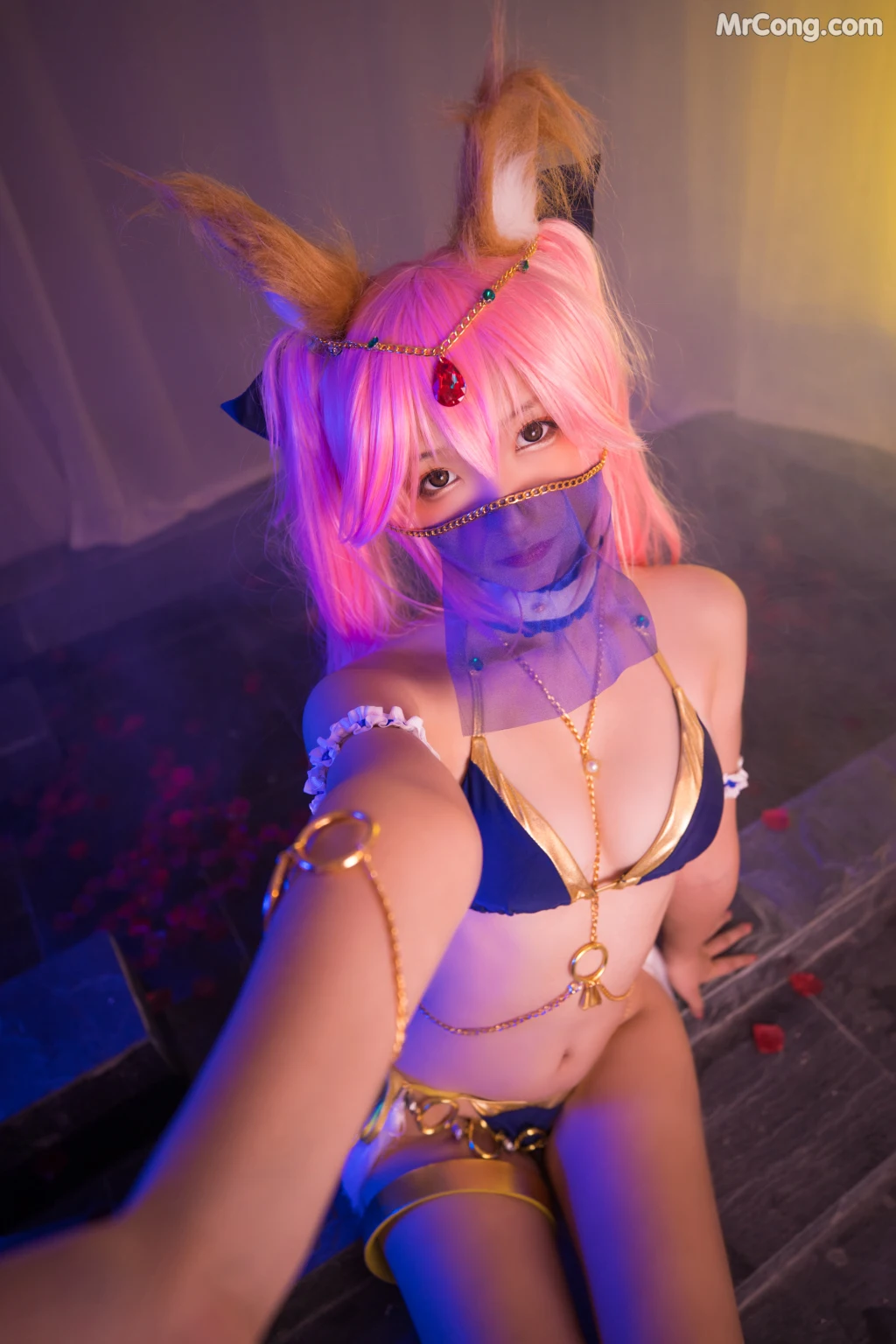 Coser@神楽坂真冬 Vol.021: 玉藻前舞娘 Mysterious Love (150 photos)