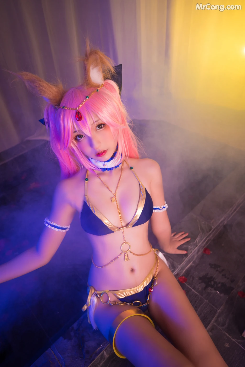 Coser@神楽坂真冬 Vol.021: 玉藻前舞娘 Mysterious Love (150 photos)
