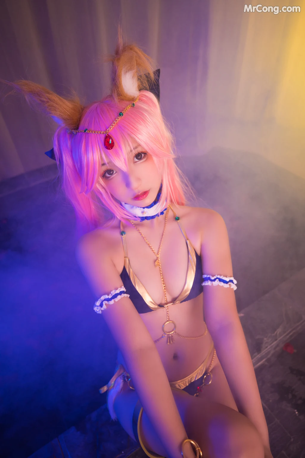 Coser@神楽坂真冬 Vol.021: 玉藻前舞娘 Mysterious Love (150 photos)