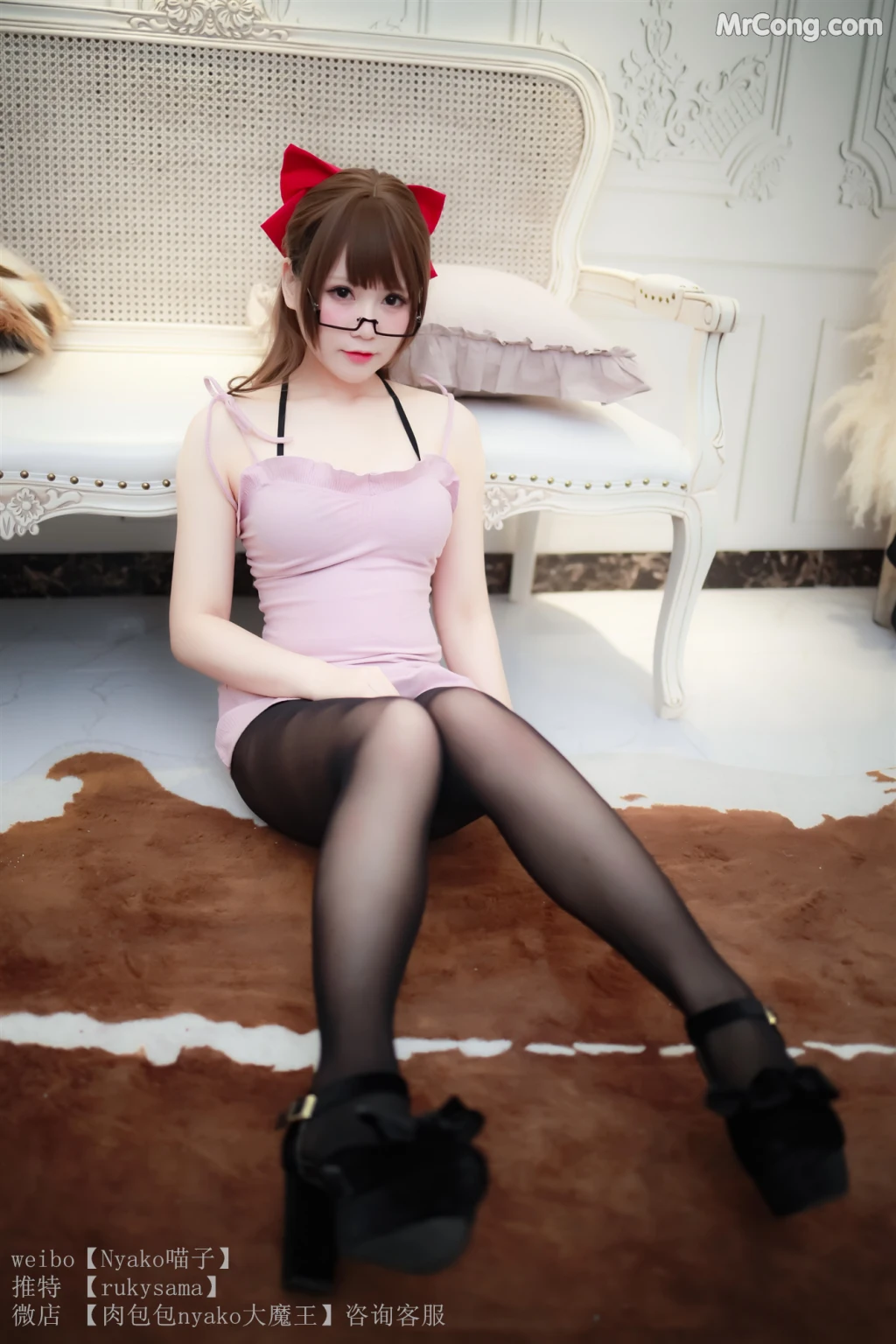 Coser@Nyako喵子: 隣のお姉さんの夜誘い (123 photos + 4 videos) – Page 10