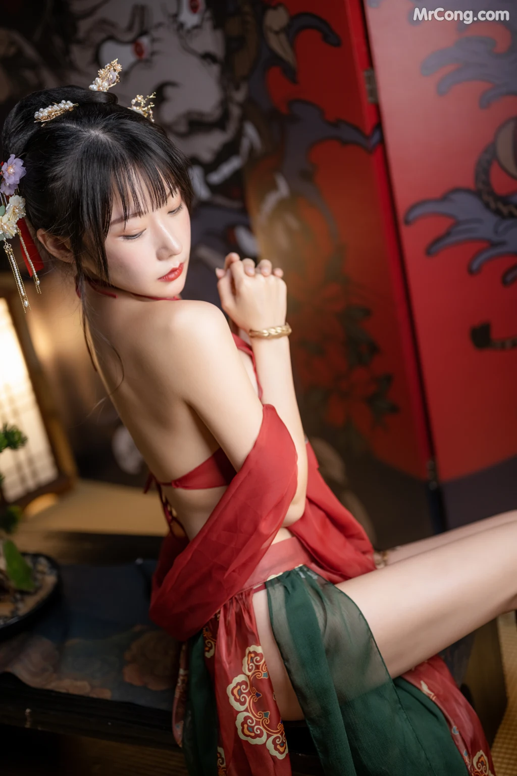 Coser@香草喵露露 No.033: 2022春节贺图 (61 photos)