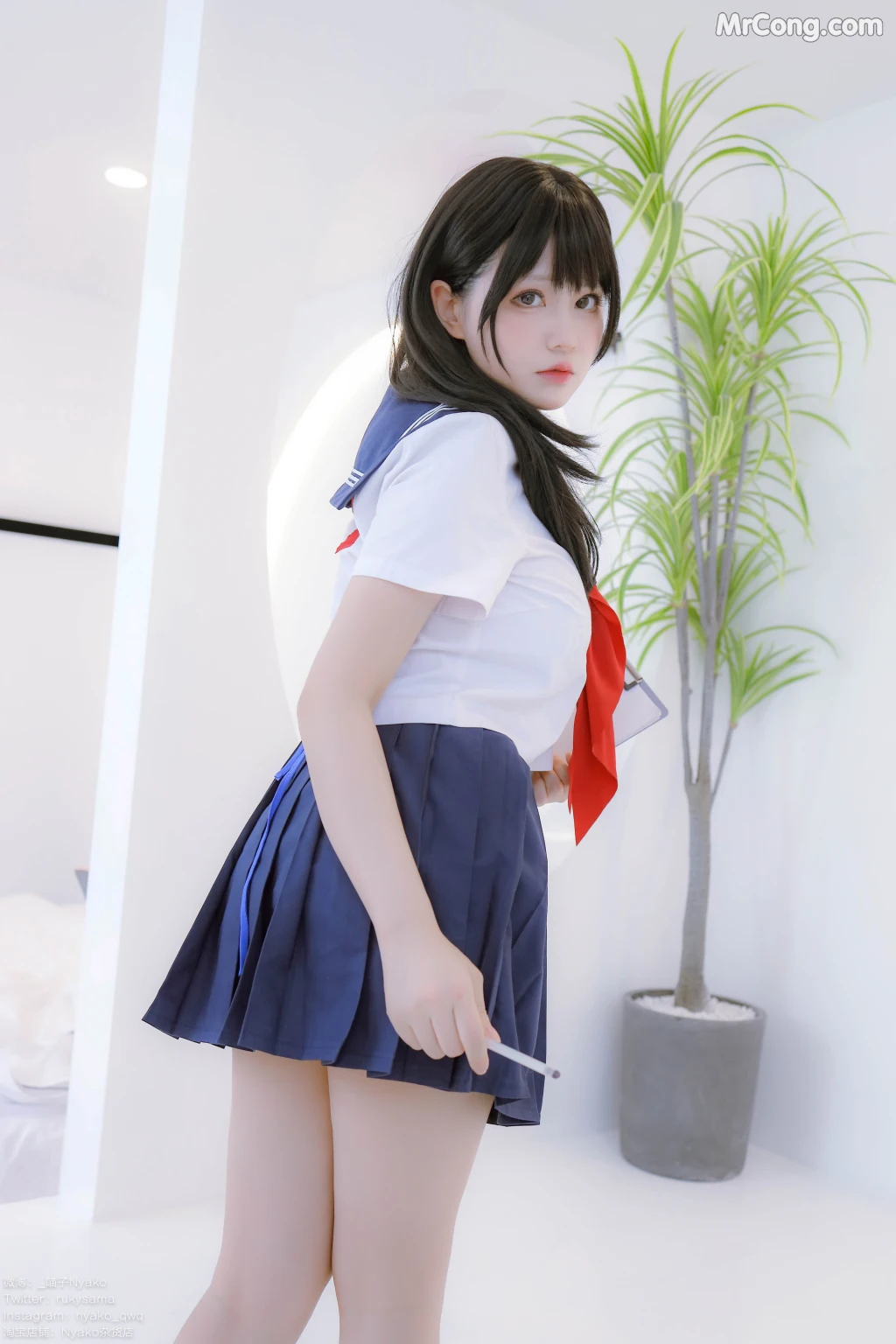 Coser@Nyako喵子: 风纪委员 (85 photos + 1 video)