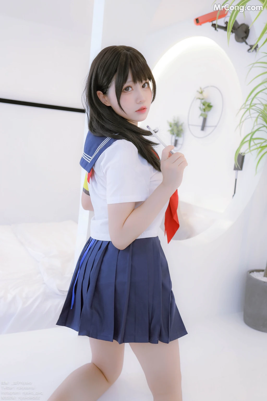 Coser@Nyako喵子: 风纪委员 (85 photos + 1 video)