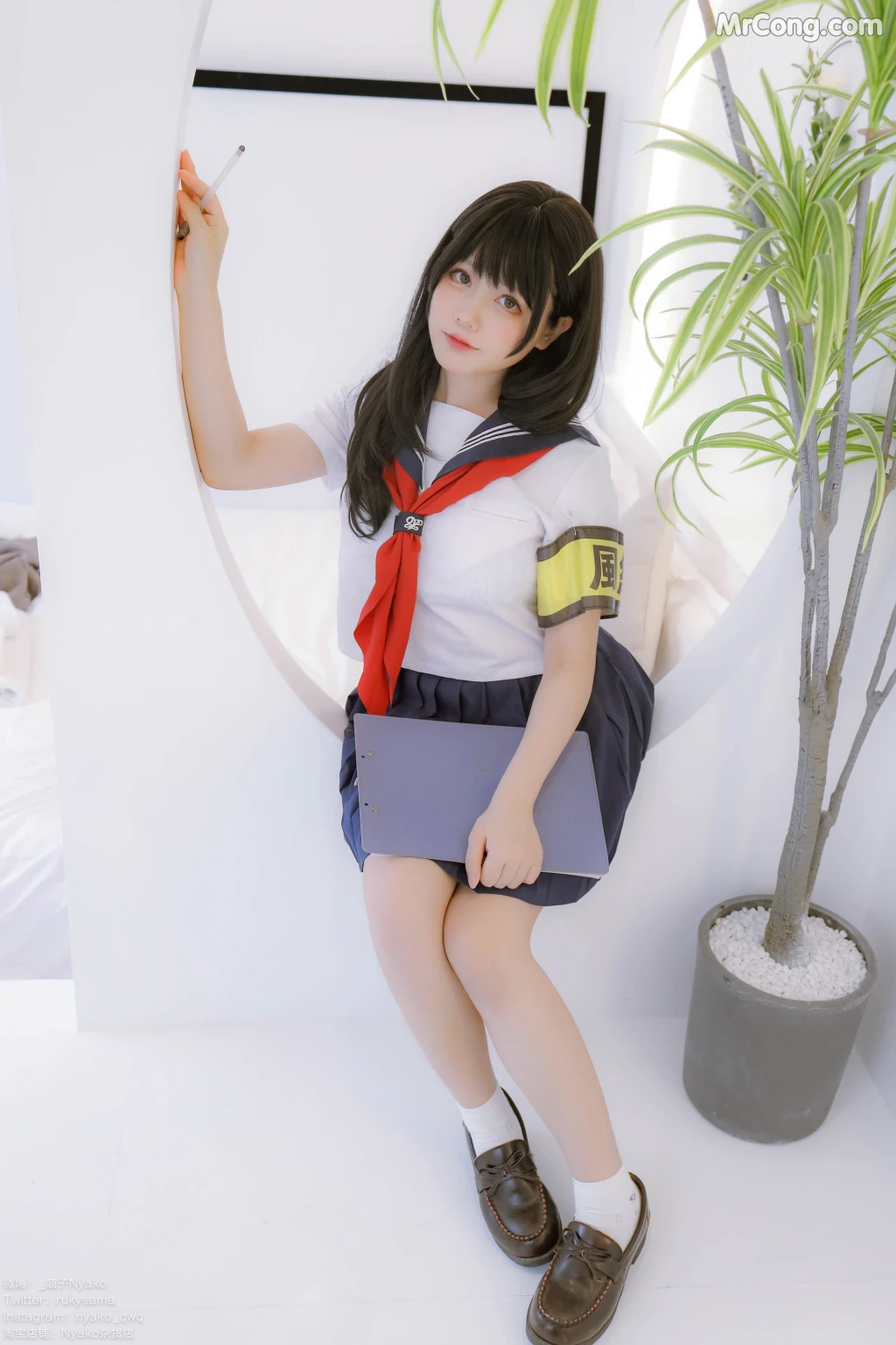 Coser@Nyako喵子: 风纪委员 (85 photos + 1 video) – Page 2