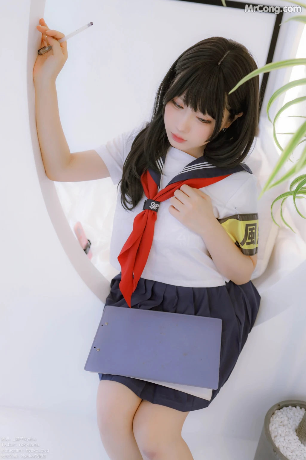 Coser@Nyako喵子: 风纪委员 (85 photos + 1 video) – Page 2