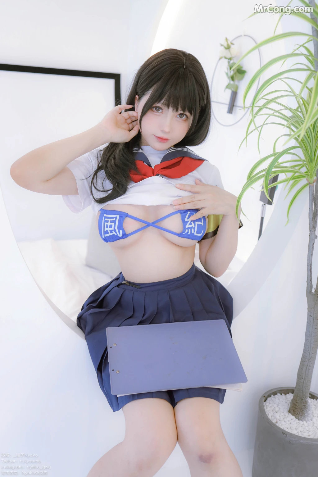 Coser@Nyako喵子: 风纪委员 (85 photos + 1 video) – Page 2