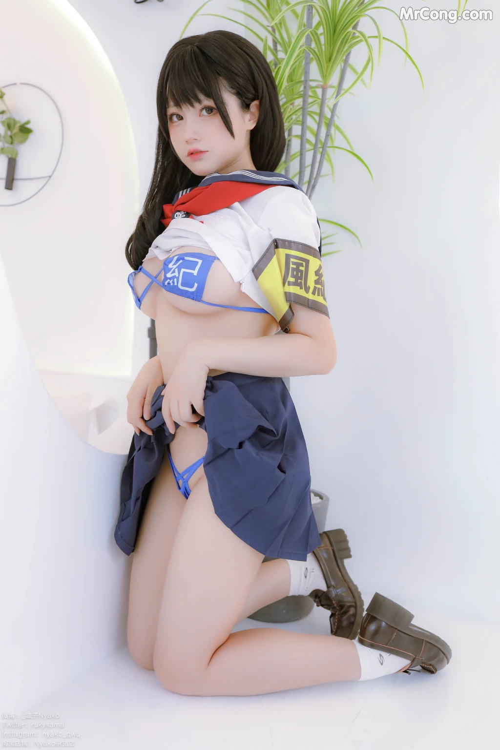 Coser@Nyako喵子: 风纪委员 (85 photos + 1 video) – Page 3