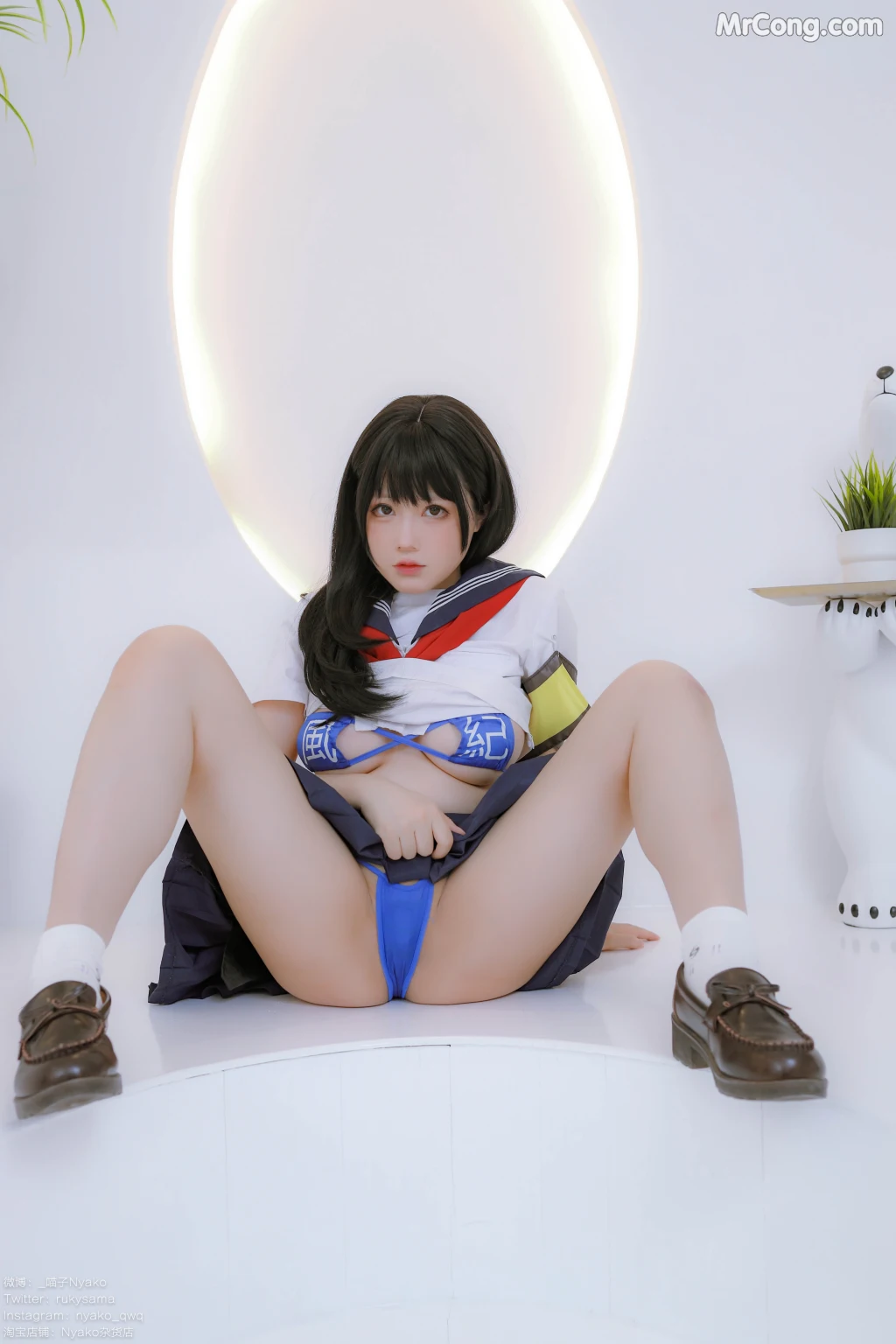 Coser@Nyako喵子: 风纪委员 (85 photos + 1 video) – Page 4