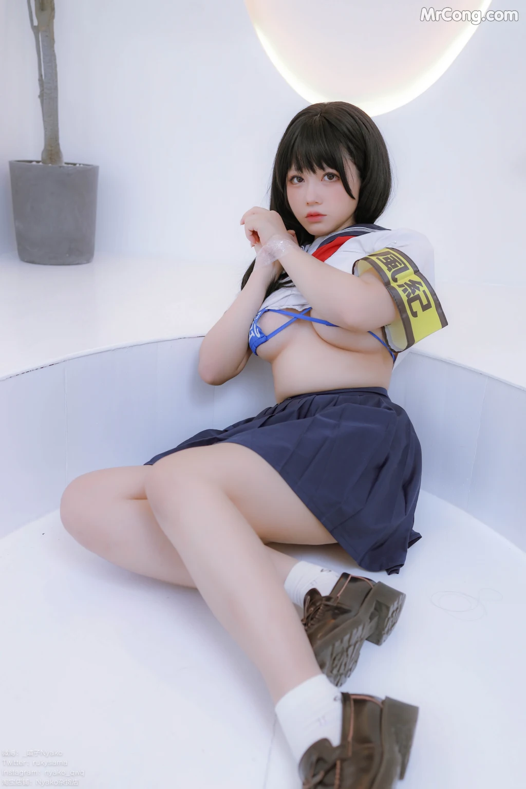 Coser@Nyako喵子: 风纪委员 (85 photos + 1 video) – Page 5