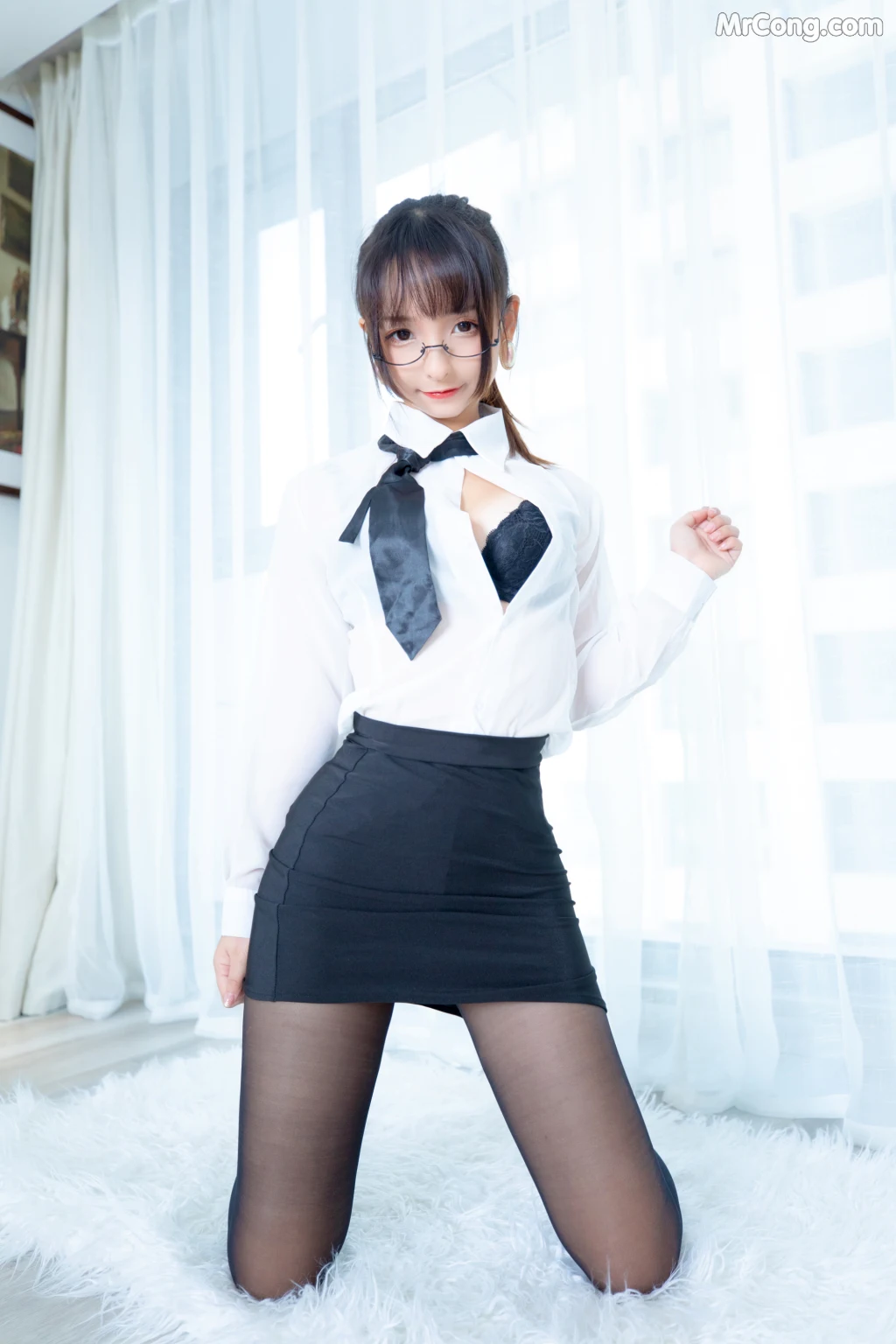 Coser@神楽坂真冬 Vol.029: 白色办公室 ホワイトオフィス (150 photos) – Page 7