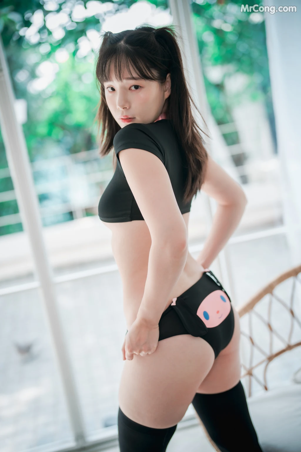 DJAWA Photo – Pia (피아): “Black Puppy Girl” (50 photos) – Page 3