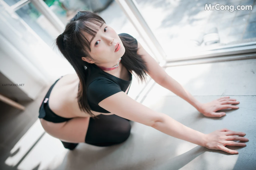 DJAWA Photo – Pia (피아): “Black Puppy Girl” (50 photos) – Page 4