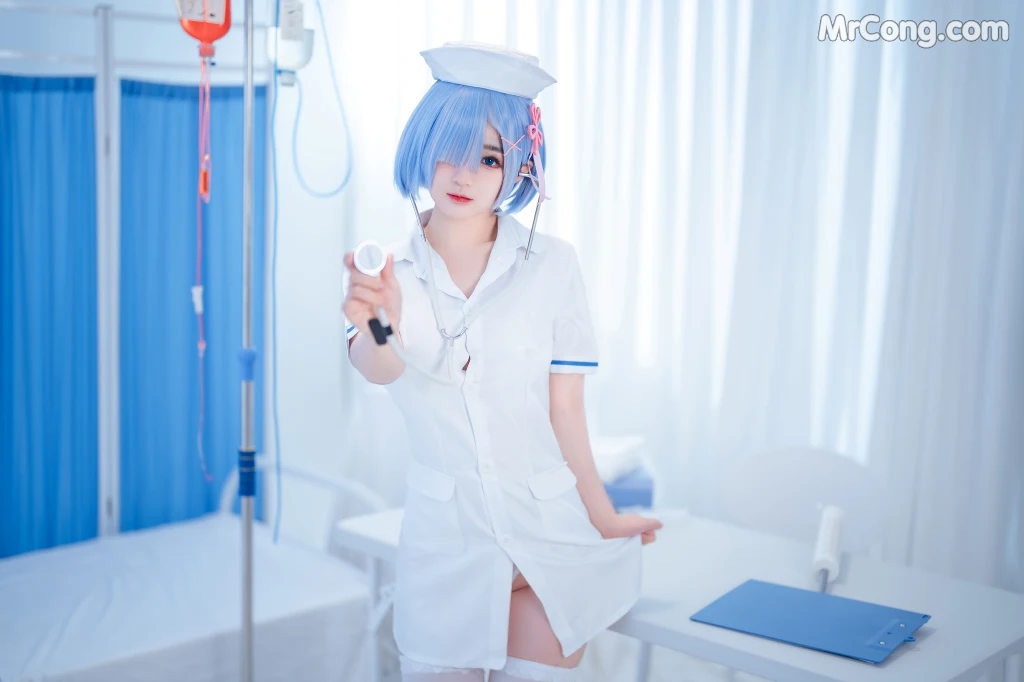 Coser@桜井宁宁 Vol.055: 雷姆护士 (108 photos)