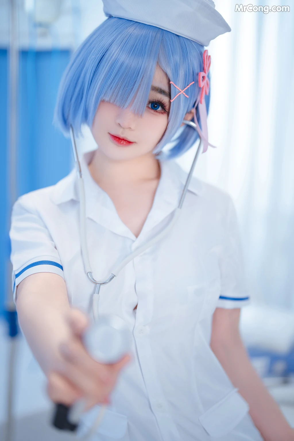 Coser@桜井宁宁 Vol.055: 雷姆护士 (108 photos)