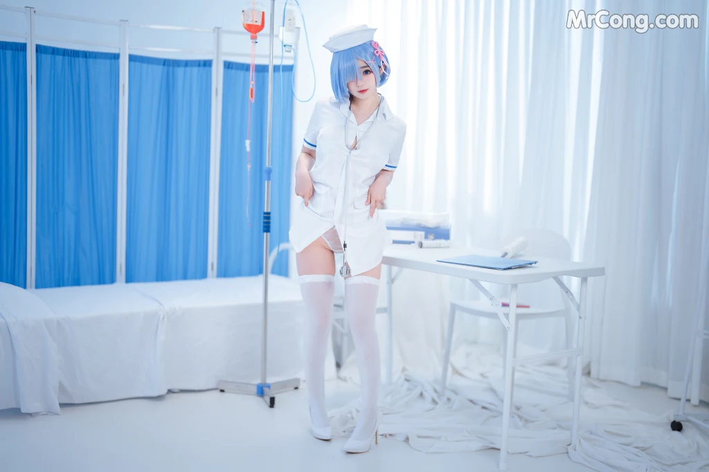 Coser@桜井宁宁 Vol.055: 雷姆护士 (108 photos)