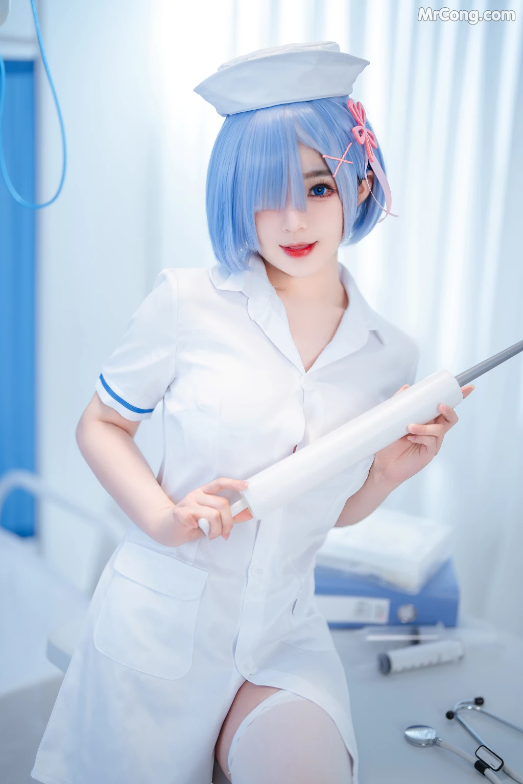 Coser@桜井宁宁 Vol.055: 雷姆护士 (108 photos) – Page 2