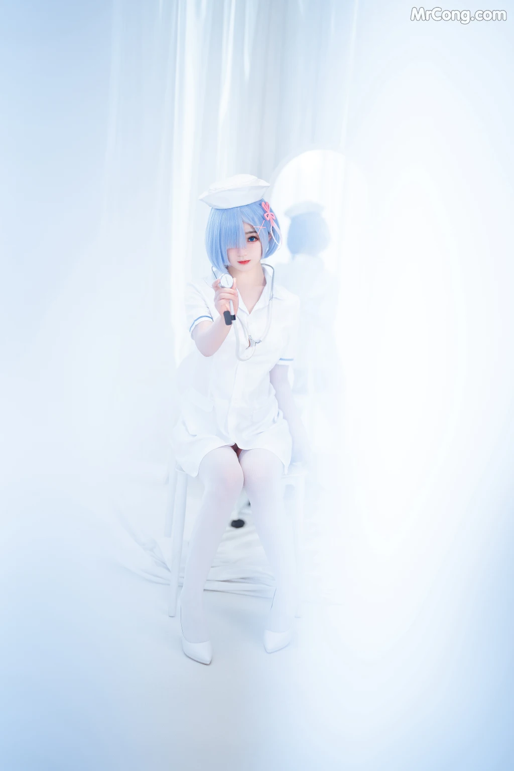 Coser@桜井宁宁 Vol.055: 雷姆护士 (108 photos) – Page 2