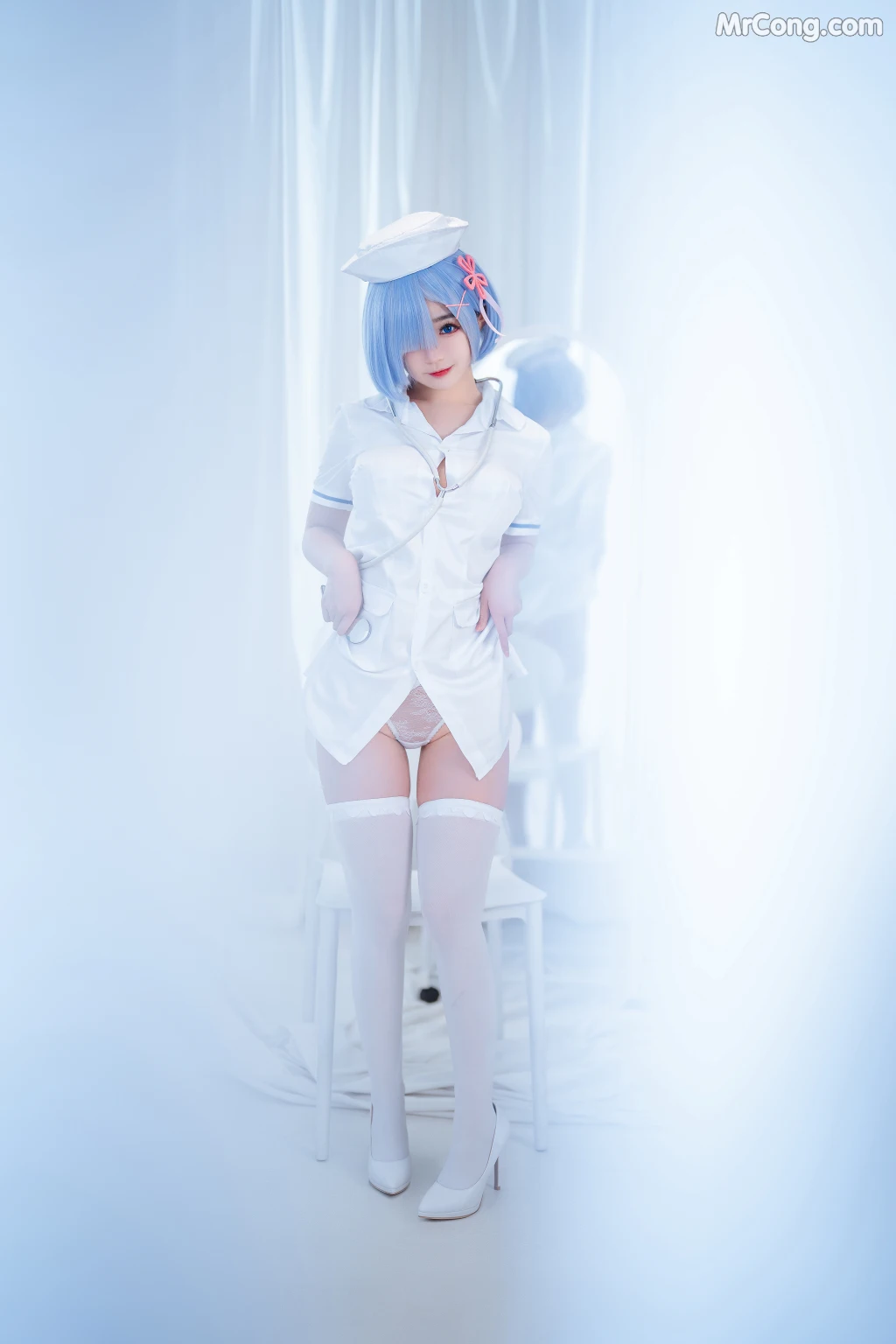 Coser@桜井宁宁 Vol.055: 雷姆护士 (108 photos) – Page 2