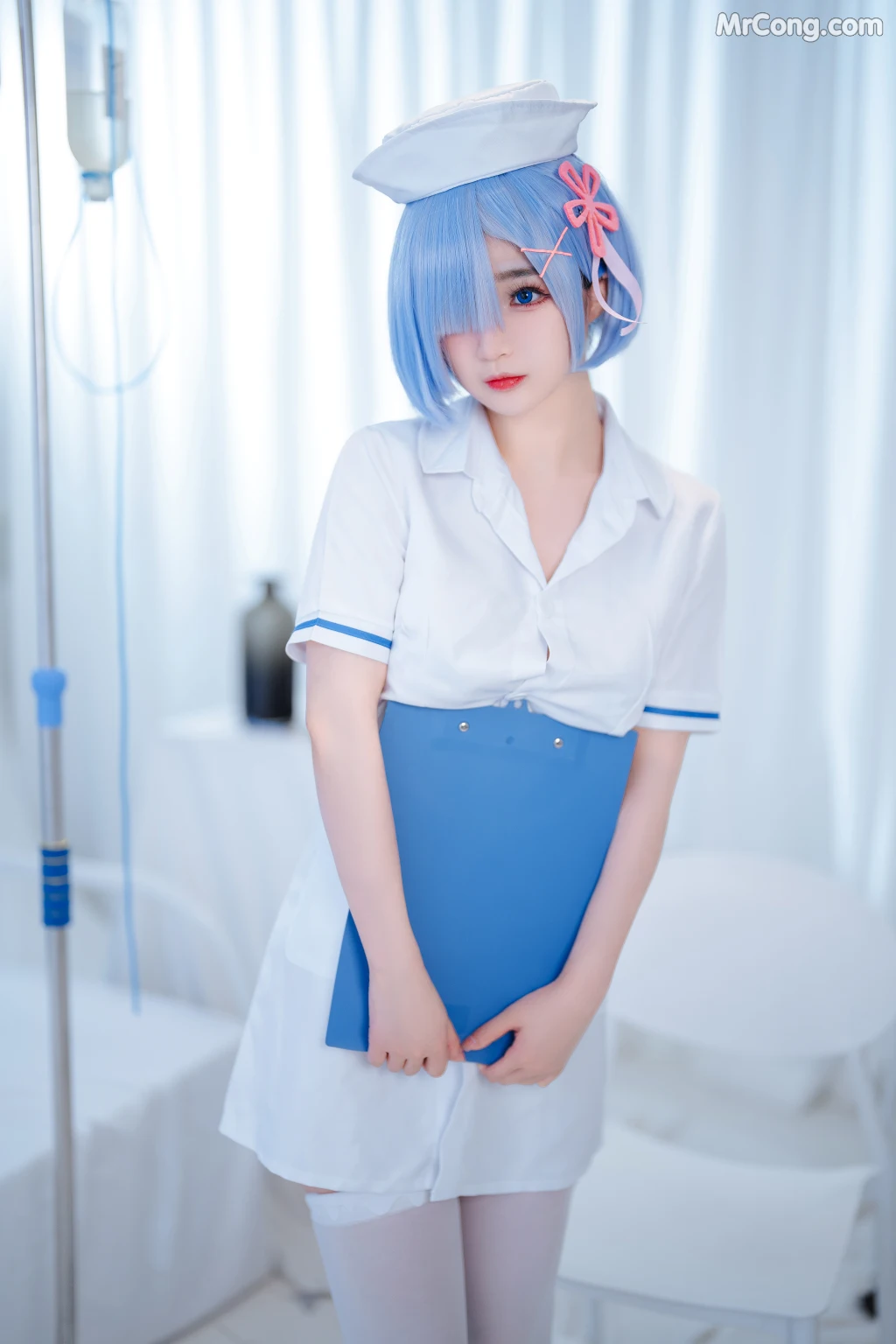 Coser@桜井宁宁 Vol.055: 雷姆护士 (108 photos) – Page 2