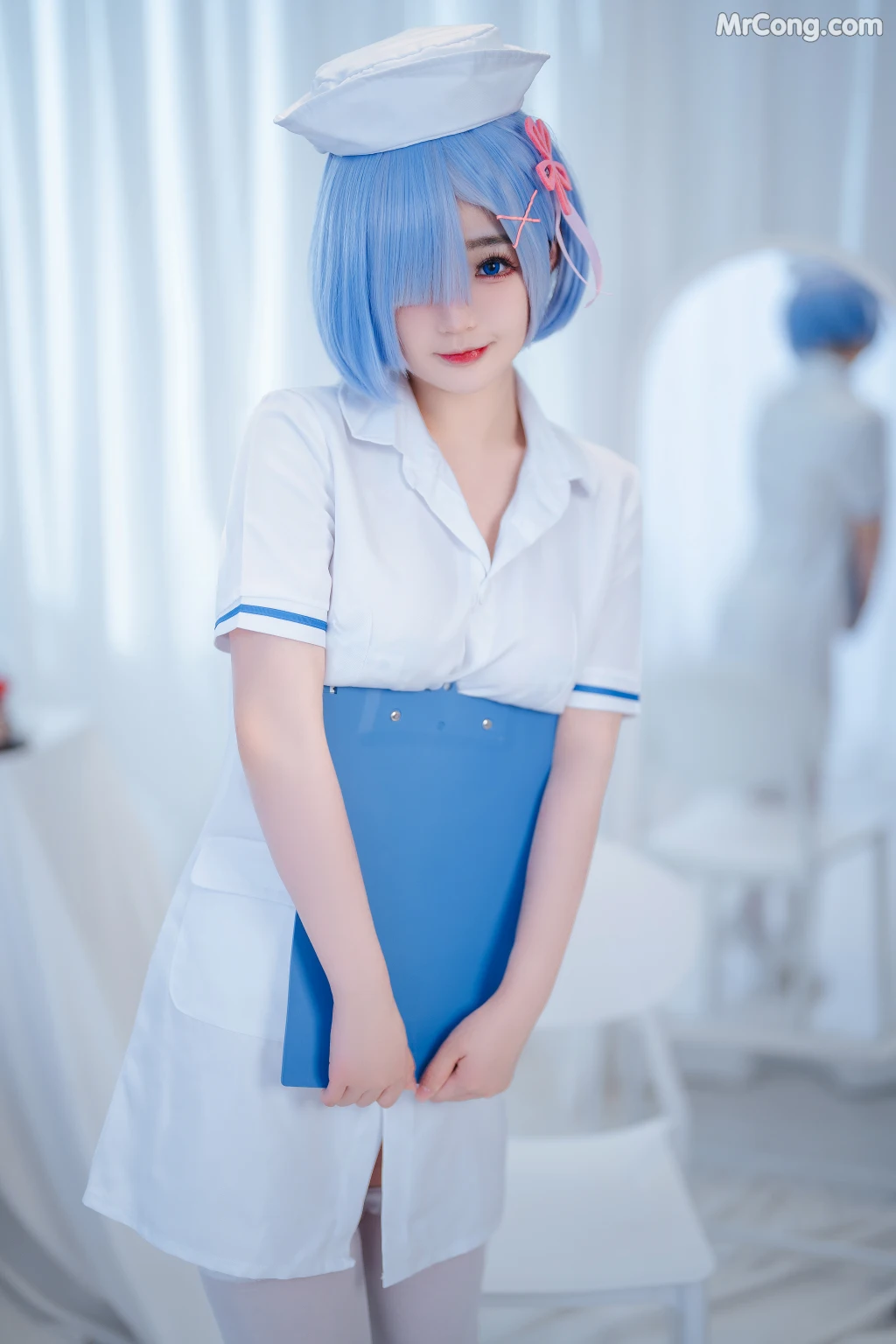 Coser@桜井宁宁 Vol.055: 雷姆护士 (108 photos) – Page 2