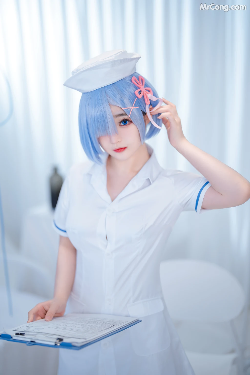 Coser@桜井宁宁 Vol.055: 雷姆护士 (108 photos) – Page 2