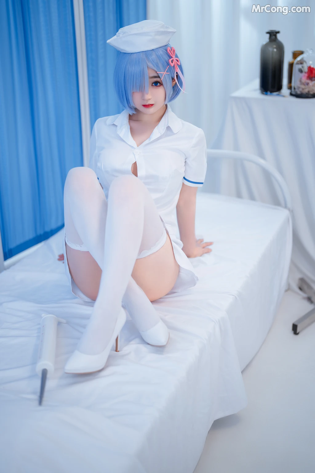 Coser@桜井宁宁 Vol.055: 雷姆护士 (108 photos) – Page 3