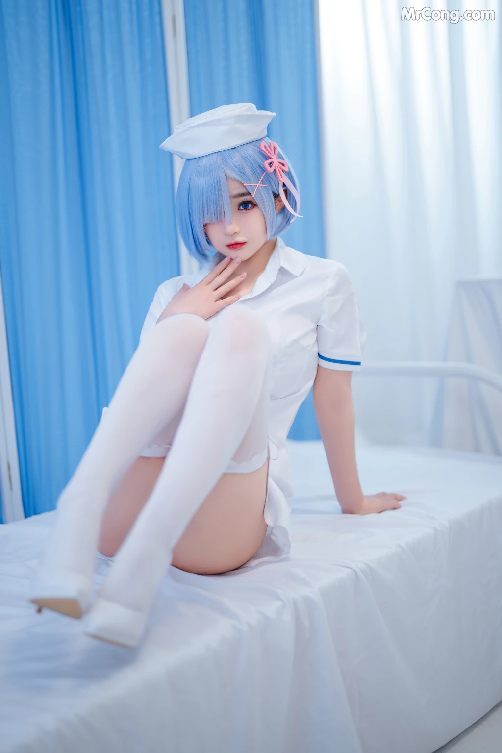 Coser@桜井宁宁 Vol.055: 雷姆护士 (108 photos) – Page 3
