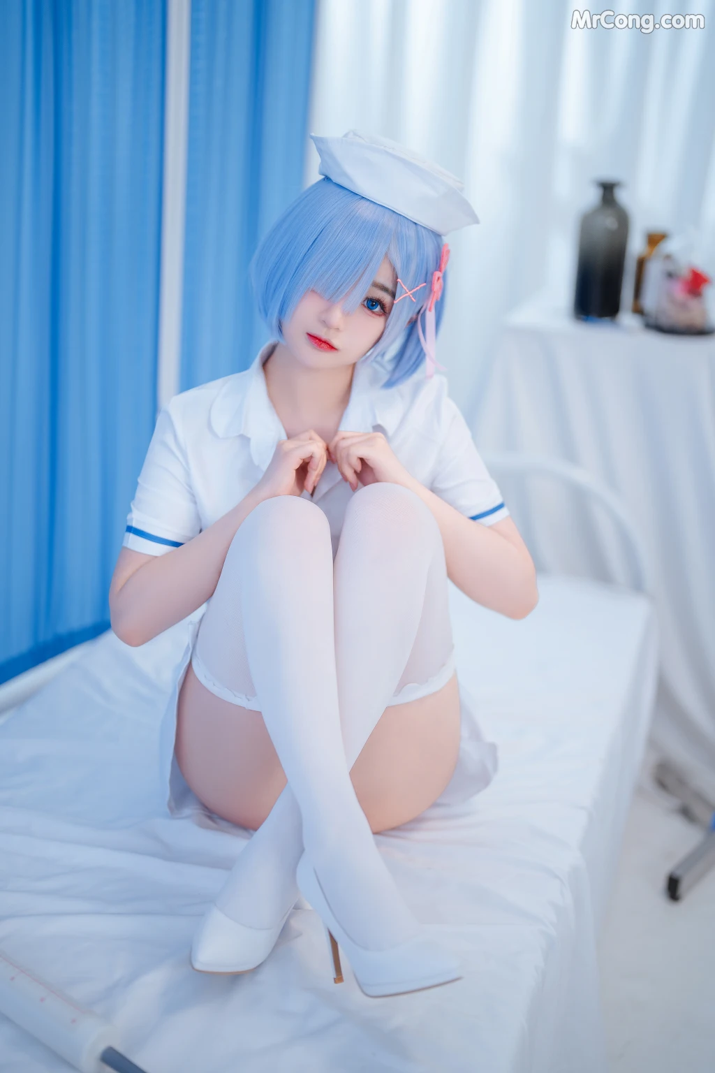 Coser@桜井宁宁 Vol.055: 雷姆护士 (108 photos) – Page 4