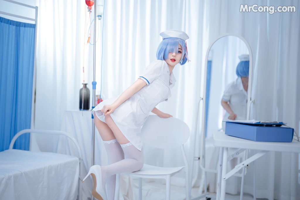 Coser@桜井宁宁 Vol.055: 雷姆护士 (108 photos) – Page 4