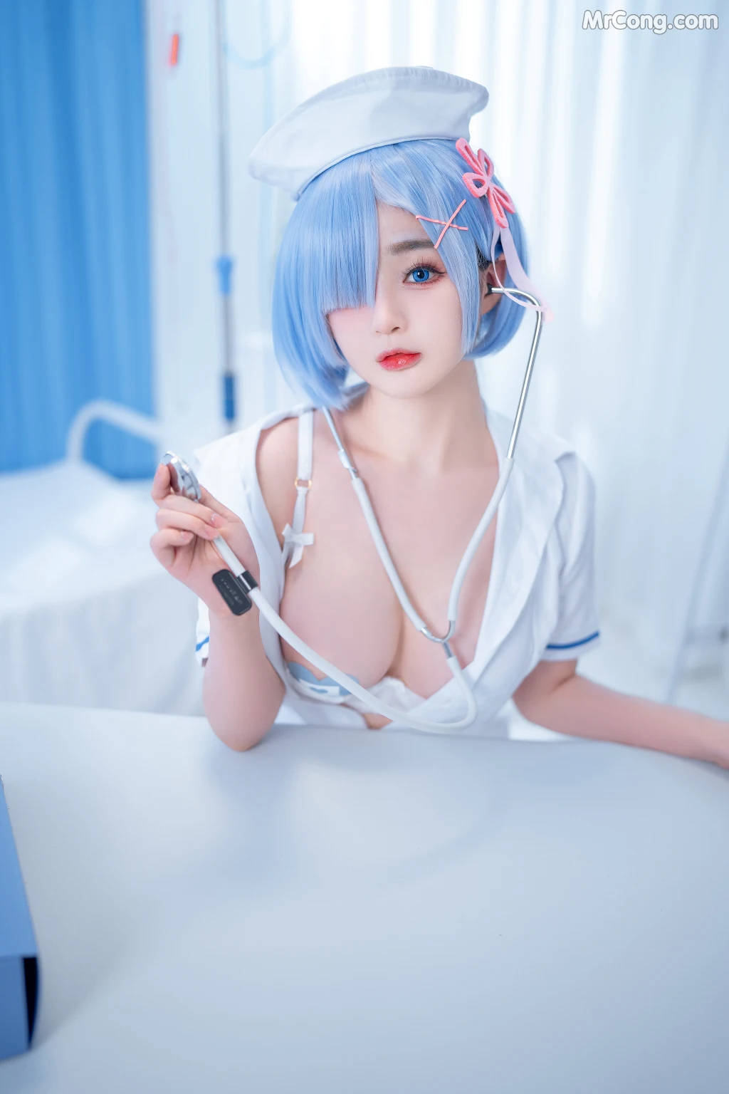 Coser@桜井宁宁 Vol.055: 雷姆护士 (108 photos) – Page 6