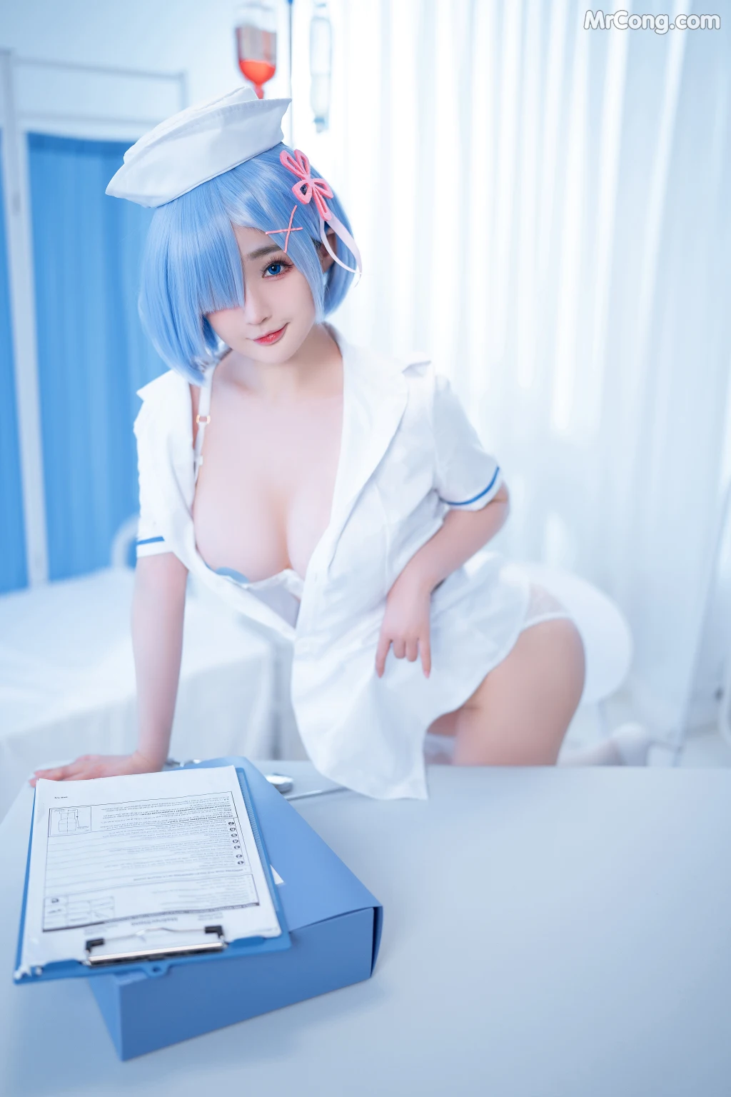 Coser@桜井宁宁 Vol.055: 雷姆护士 (108 photos) – Page 6