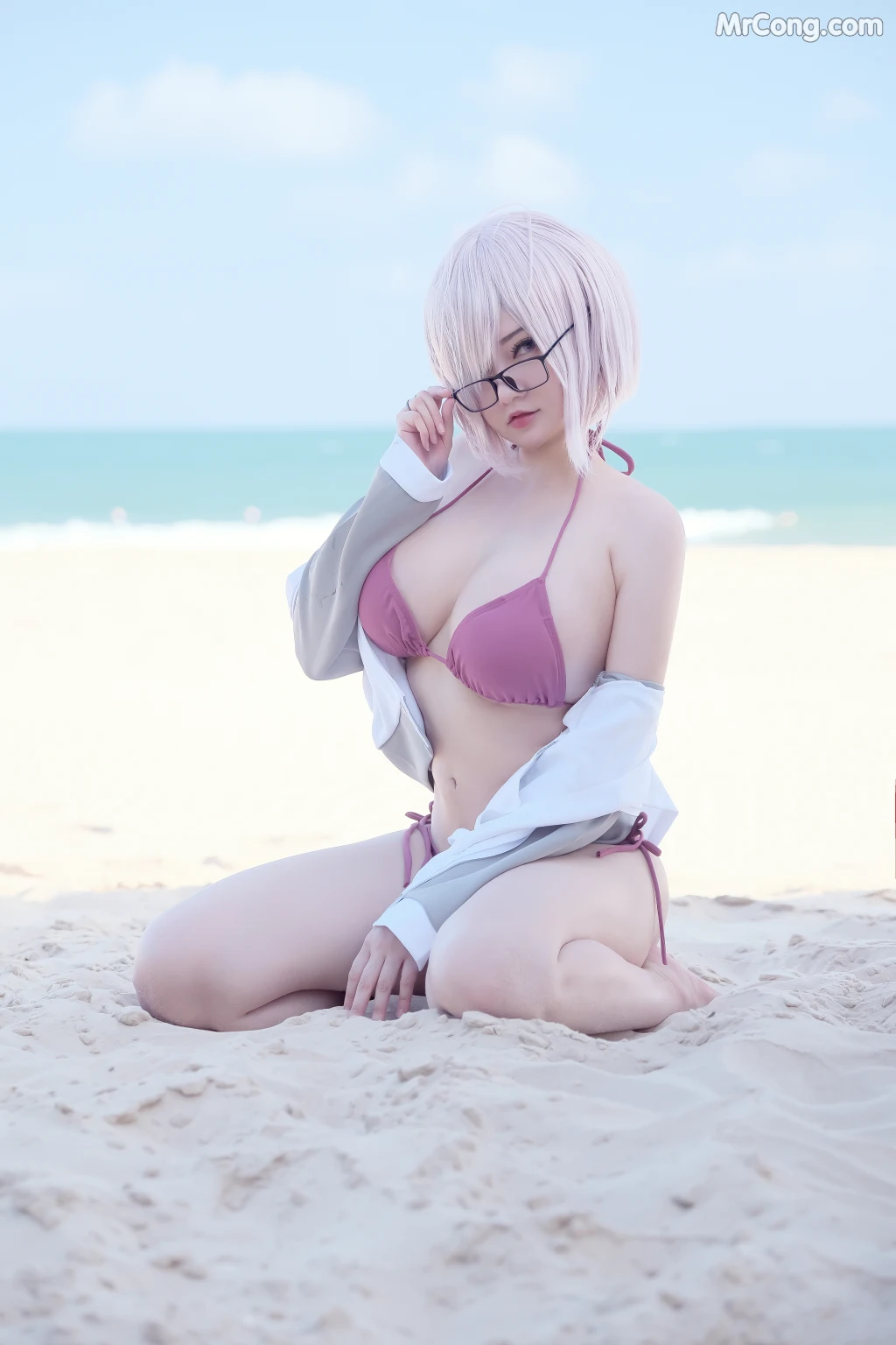 Coser@Potato Godzilla: Mashu Bikini (22 photos)
