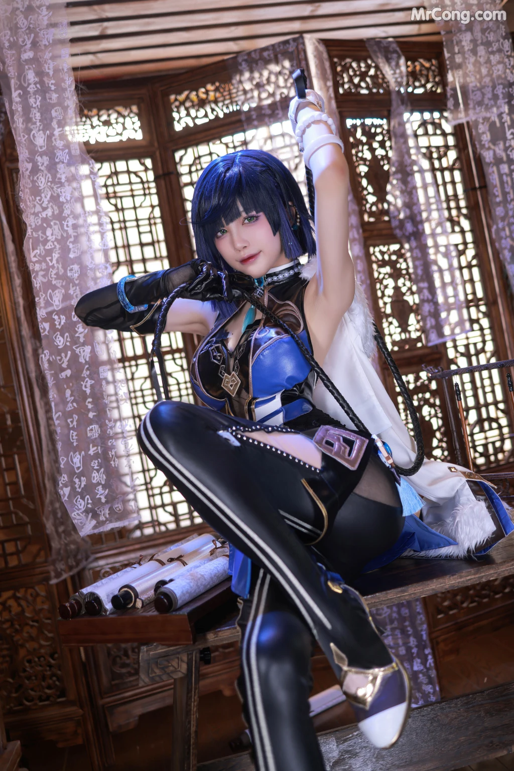 Coser@水淼Aqua Vol.123: 夜兰 (98 photos)
