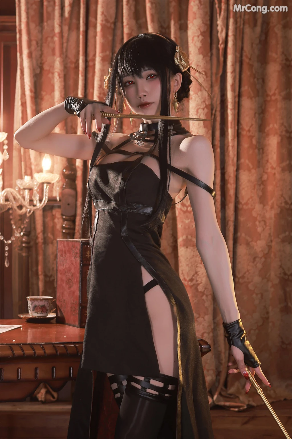 Coser@水淼Aqua Vol.124: 约尔黑礼服 (64 photos)