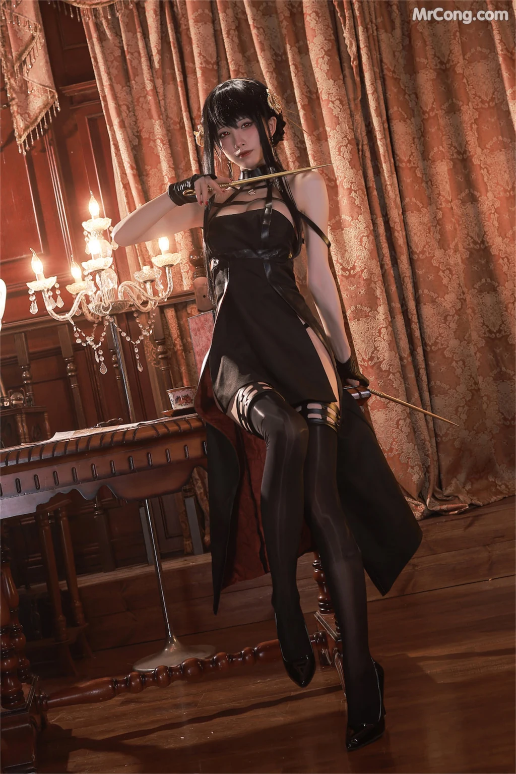 Coser@水淼Aqua Vol.124: 约尔黑礼服 (64 photos)
