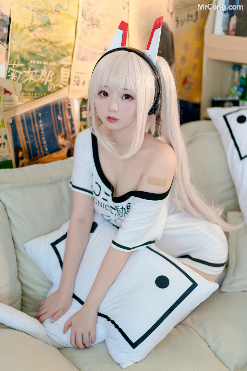 Coser@蠢沫沫 (chunmomo) Vol.062: 碧蓝航线 绫波 (40 photos)