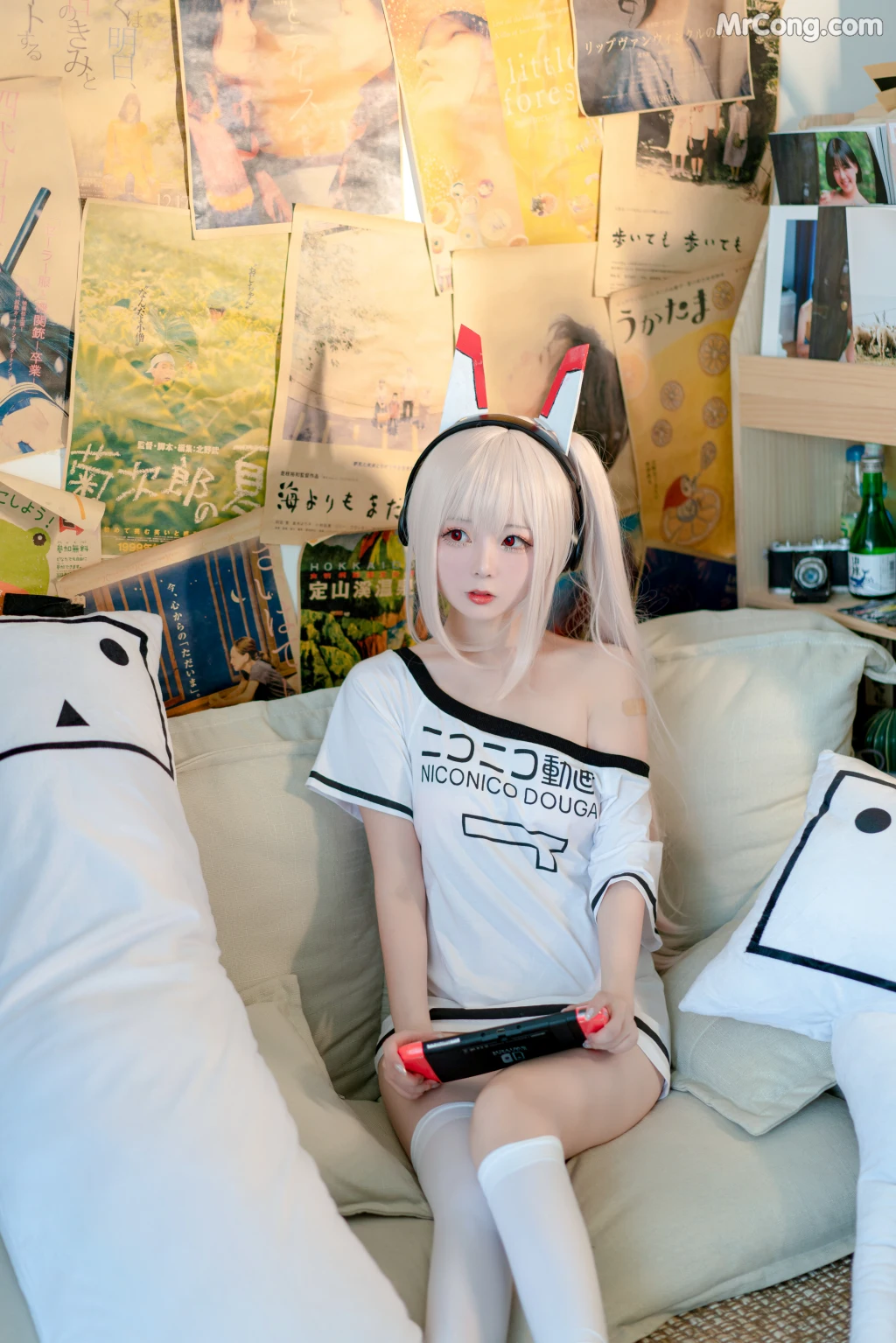 Coser@蠢沫沫 (chunmomo) Vol.062: 碧蓝航线 绫波 (40 photos)