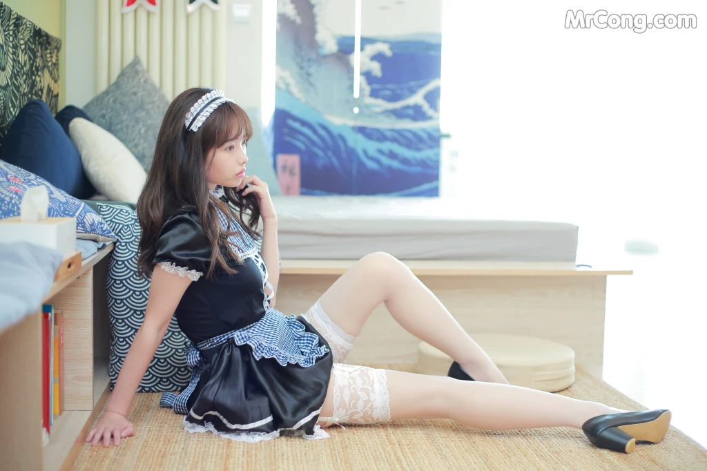 Coser@雯妹不讲道理 No.002: 女仆写真 (17 photos)